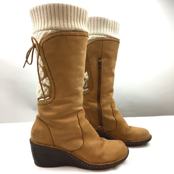 ugg boots lace up back